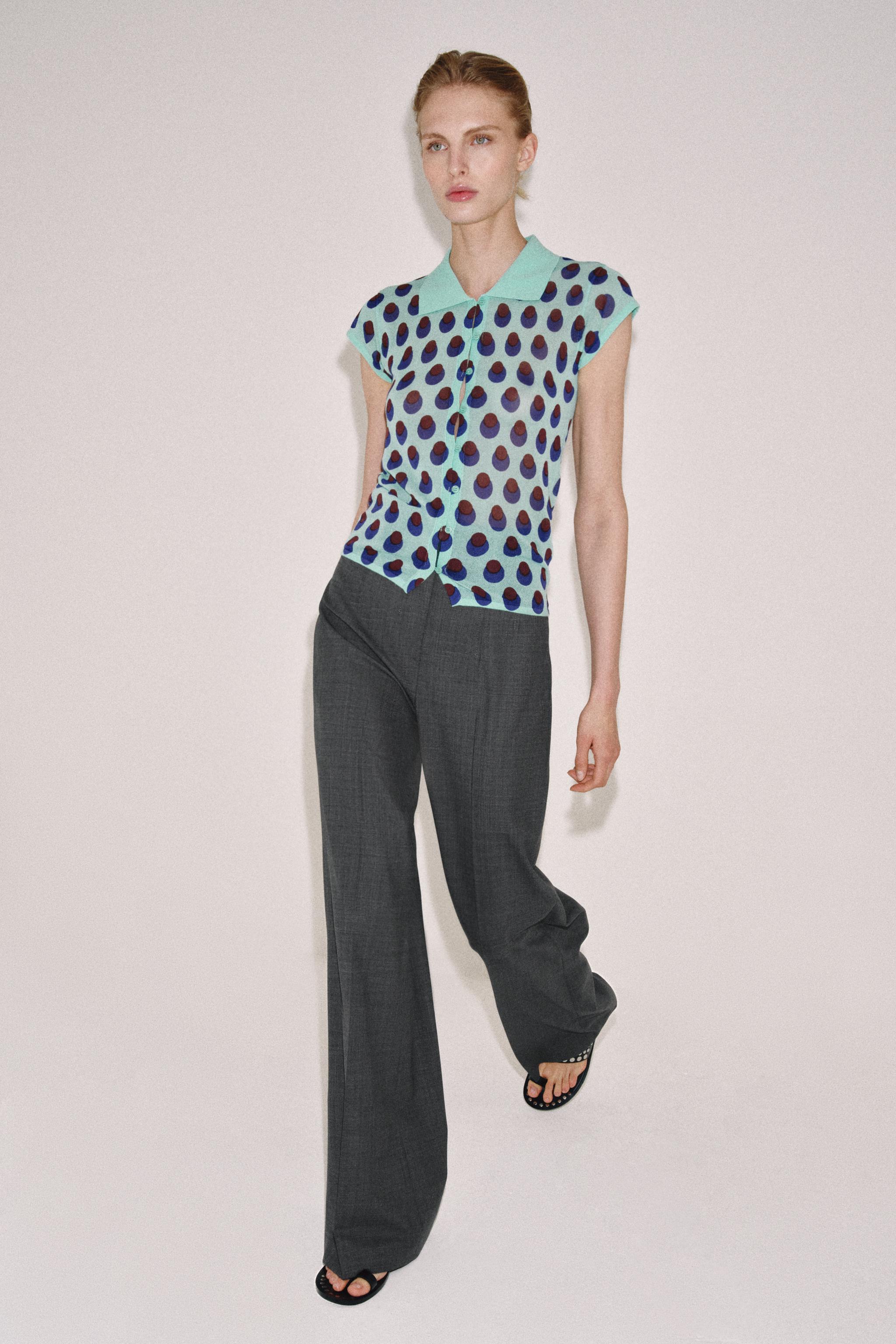 KNIT JACQUARD POLO SHIRT